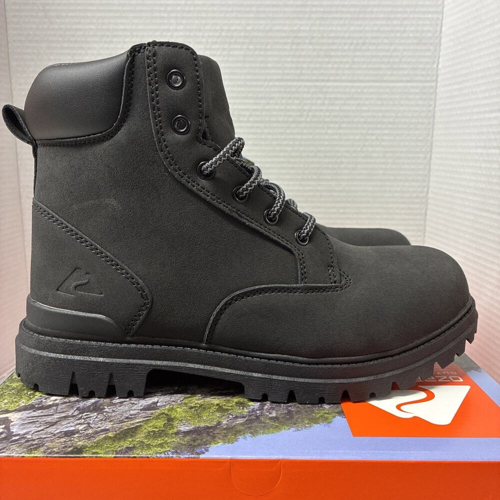 Ozark Trail New Size US 8 Men's Boots Troy II Black Hunting Hiking Outdoor